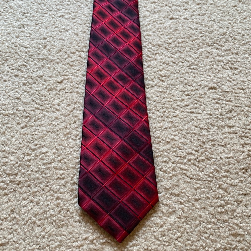 Red and Black Tie